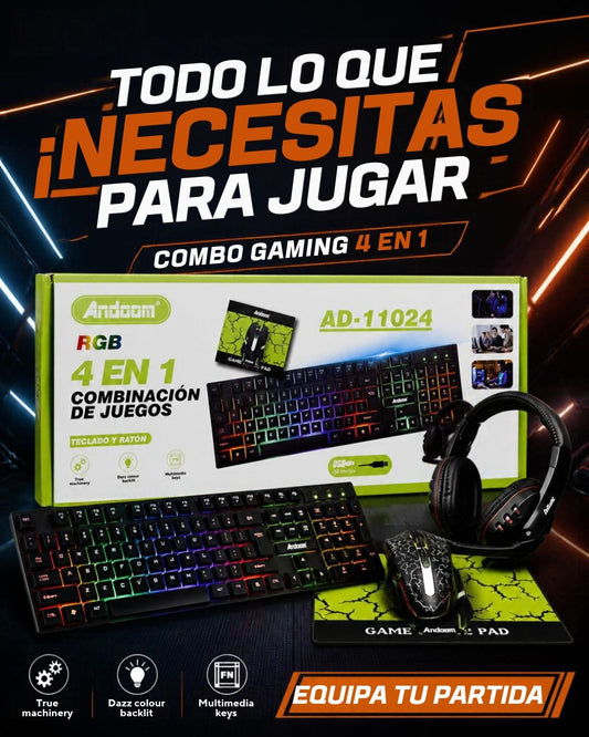 Kit Gamer 4 en 1